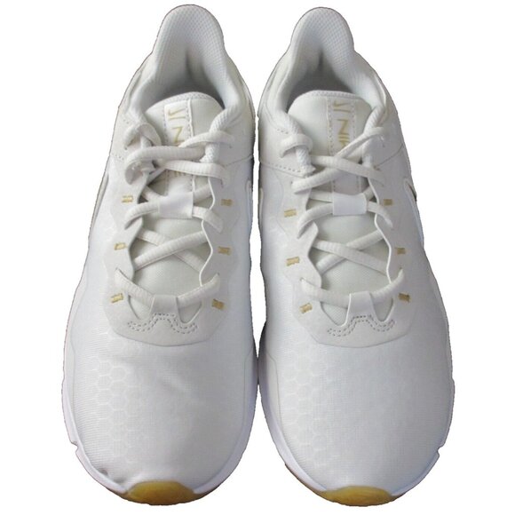 Women's Nike Legend Essential 2 Running Training Shoes Platinum Gold Sizes NIB - Picture 3 of 5